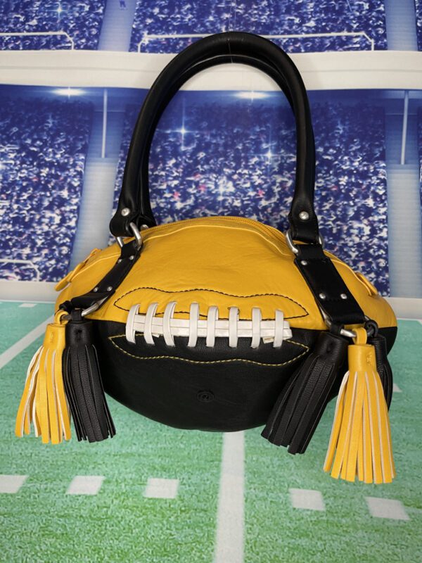 Black & Yellow Football Purse