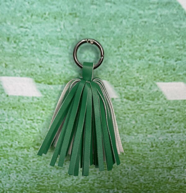 Green Pompom Tassel