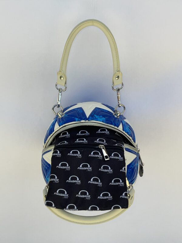 Blue All Star Soccer Ball Purse - Image 2