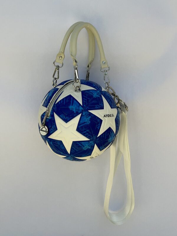 Blue All Star Soccer Ball Purse - Image 3