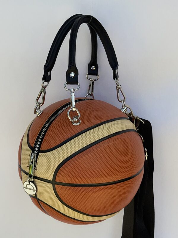 Orange Basketball Purse - Image 4