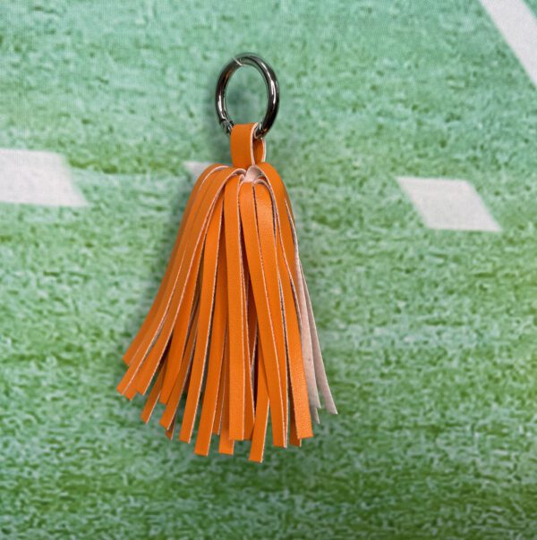 Orange Pompom Tassel