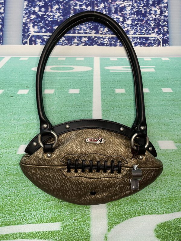 Slim Gold Football Purse