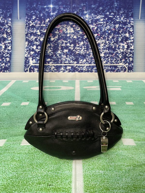 Slim Black Football Purse